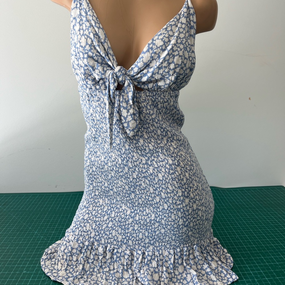 Ocean Drive Blue and White Floral Dress